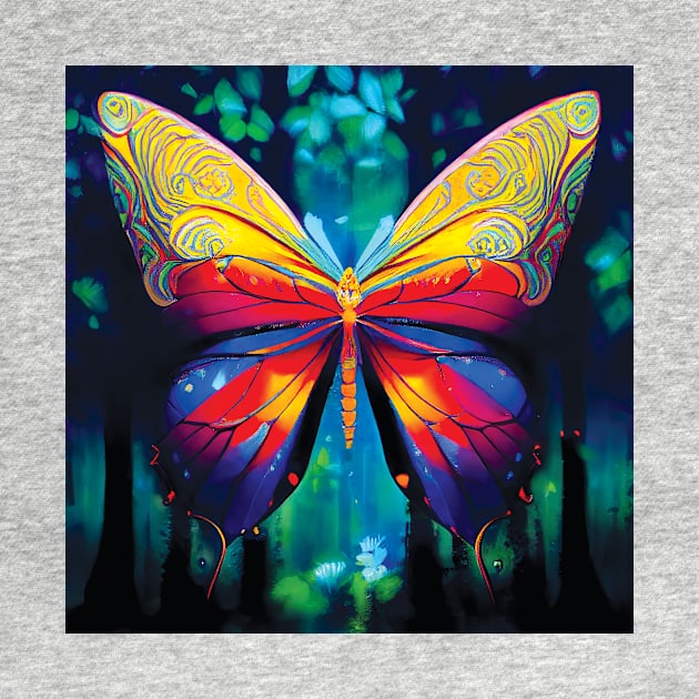 Colourful Butterfly by Geminiartstudio